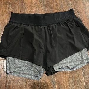 LULULEMON high-rise lined shorts